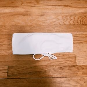 Zaful White Bikini Top